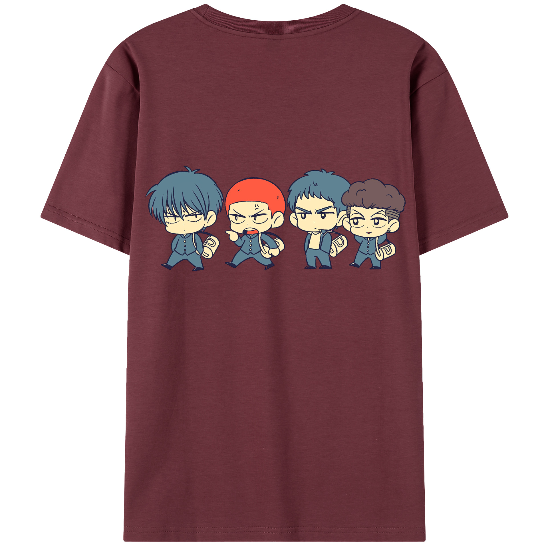 （画像用） SLAM DUNK／スラムダンク 綿100％半袖Tシャツ（背面プリント）